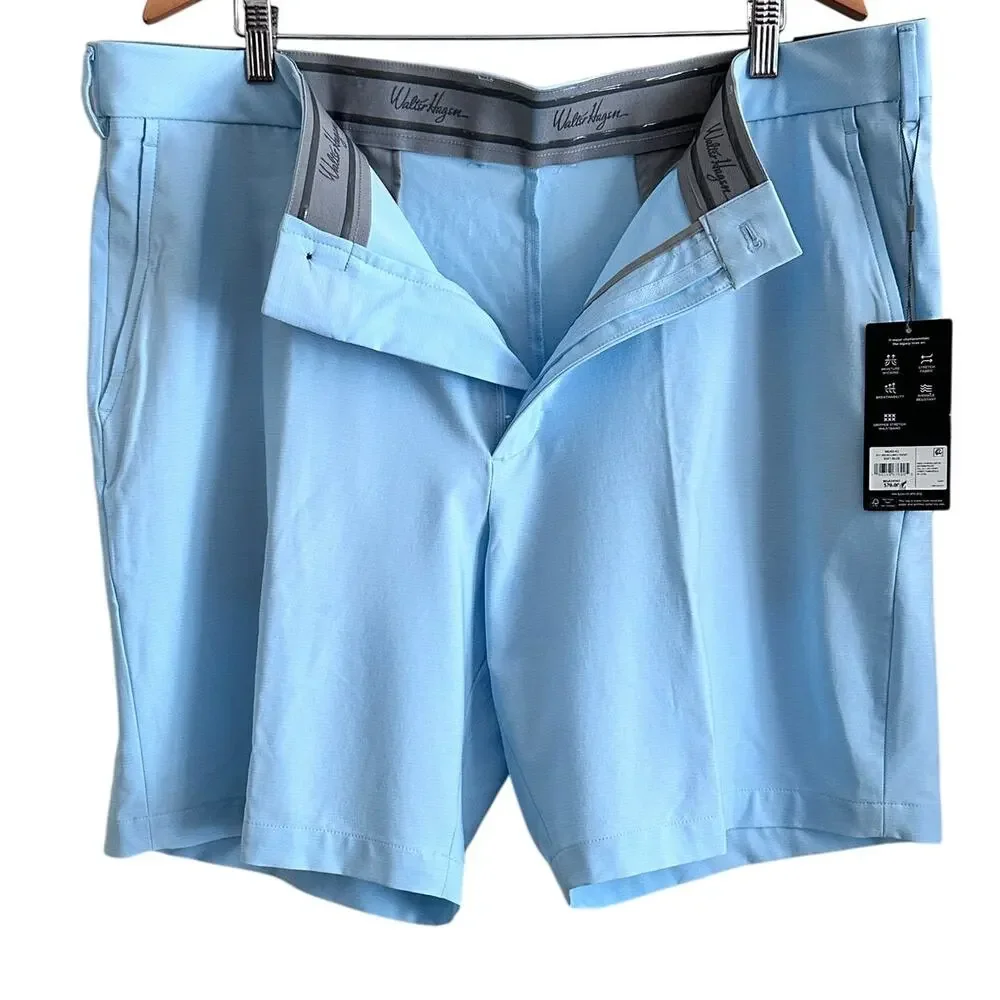 Walter Hagen Soft Blue Golf Shorts - Men's - W42 |‎ Performance Stretch NWT